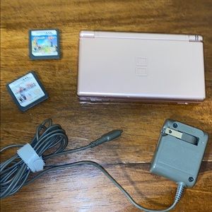 Nintendo DS Lite with Mario Kart DS and Drawn to Life DS